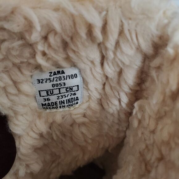 ZARA GIRLS Faux Fur Boots SZ 36 (4 YOUTH) - Picture 8 of 13